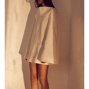 Mark Kenly Domino Tan dress